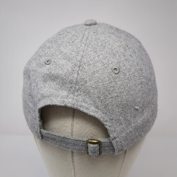 Unbranded Slideback Baseball Cap Gray One Size Adjustable Vented Holes Blank - Picture 6 of 9